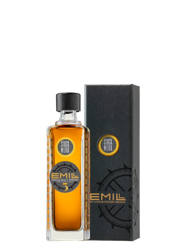 Alternative view of EMILL Stockwerk 5 Jahre - Single Malt Whisky Kleinflasche